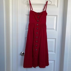 Reformation Red Maxi Dress